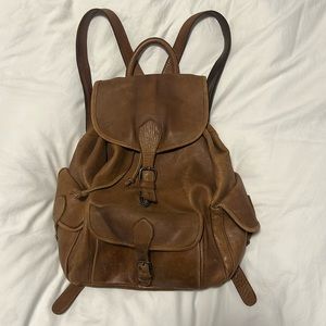 Roots Canada Tribe Leather Backpack